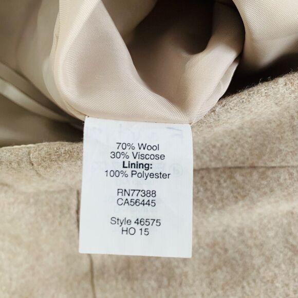 J Crew Skirt The Pencil Women 6 Oatmeal Tan Wool Preppy Office Career Work Twee - Picture 4 of 8